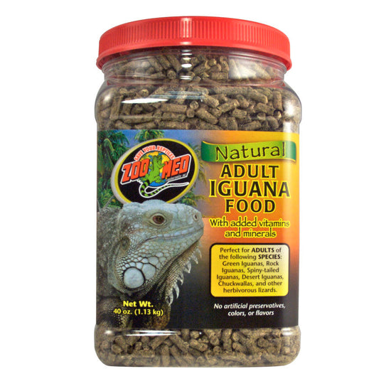 Zoo Med All Natural Adult Iguana Dry Food 1ea/40 oz for your Pet Reptile with Pet Store X.