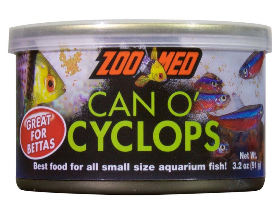 Zoo Med Can O' Cyclops Freeze-Dried Fish Food 1ea/3.2 oz for your Pet Fish.