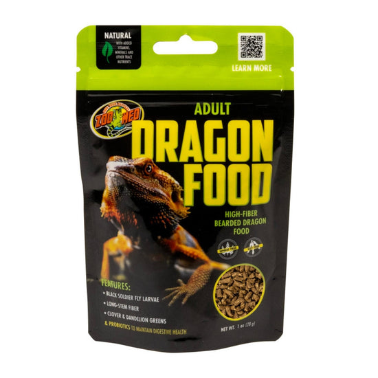 Zoo Med Adult High Fiber Dragon Food 1ea/1oz for your Pet Reptile with Pet Store X.