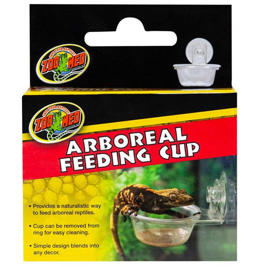 Zoo Med Arboreal Feeding Cup Clear 1ea for your Pet Reptile with Pet Store X.