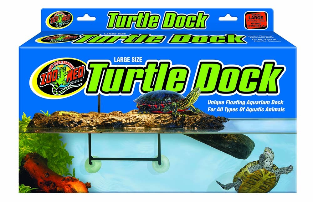 Zoo Med Turtle Dock Basking Platform Brown 1ea/LG