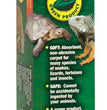 Zoo Med Eco Carpet Reptile Terrarium Carpet Green 1ea/15/20 gal, 12in X 24in