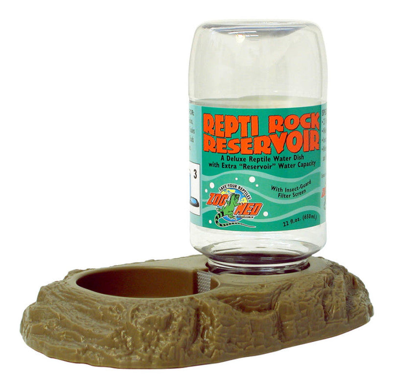 Zoo Med Repti Rock Reservoir Green, Clear 1ea/22 oz for your Pet Reptile with Pet Store X.