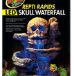 Zoo Med Repti Rapids LED Skull Waterfall Brown/Black 1ea/SM