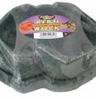 Zoo Med Combo Repti Rock Food and Water Dish Black 1ea/LG