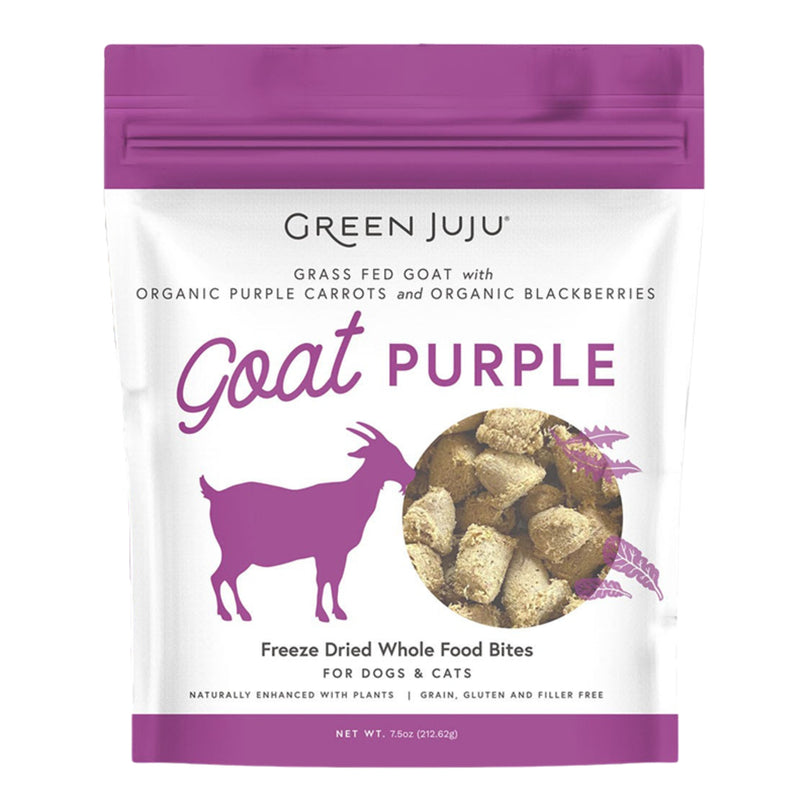 Green Juju Dog Freeze-Dried Goat Purple Topper 75oz for your Pet Dog with Pet Store X!