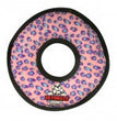 Tuffy Ultimate Ring Durable Dog Toy Pink Leopard 1ea/11 in