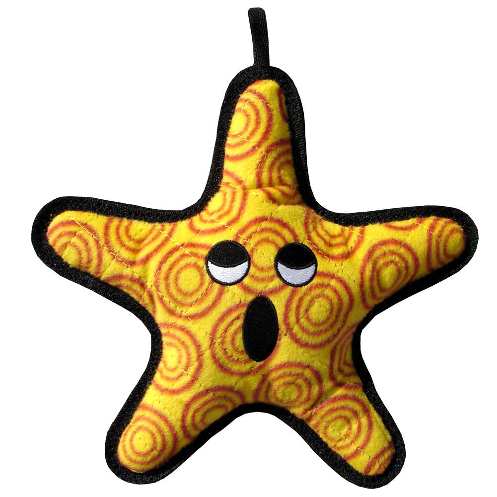 Tuffy Ocean Creature Starfish Durable Dog Toy Orange 1ea/10 in