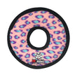 Tuffy Jr Ring Durable Dog Toy Pink Leopard 1ea/7 in for your Pet Dog with Pet Store X.