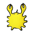 Tuffy Ocean Creature Crab Durable Dog Toy Yellow 1ea/13 in