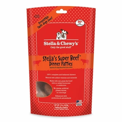 Stella And Chewys Dog Freeze-Dried Beef Dinner Patties 5.5oz.