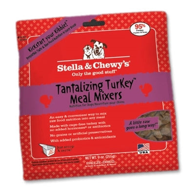 Stella And Chewys Freeze Dried Dog Food Mixers Turkey 8oz.