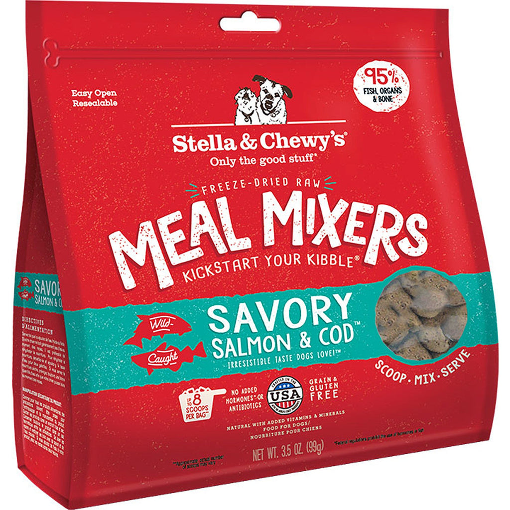 Stella And Chewys Freeze Dried Dog Food-Mixers Salmon Cod 35oz for your Pet Dog with Pet Store X!