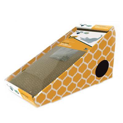 OurPets Cosmic Alpine Cat Scratcher Brown, Yellow 1ea