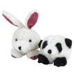 Booda Squatter Panda/Rabbit Small Dog & Puppy Toy Multi-Color 1ea/SM, 2 pk