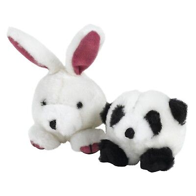 Booda Squatter Panda/Rabbit Small Dog & Puppy Toy Multi-Color 1ea/SM, 2 pk