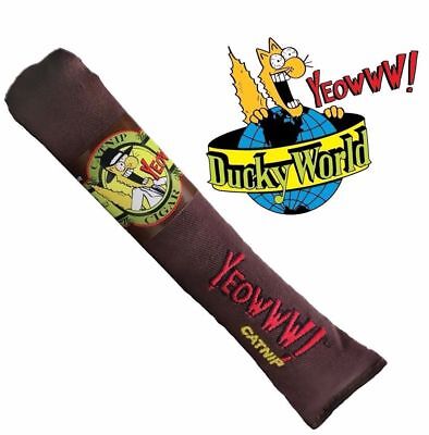 Yeowww! Cigars Catnip Toy Brown 1ea/7 in, 24 pk