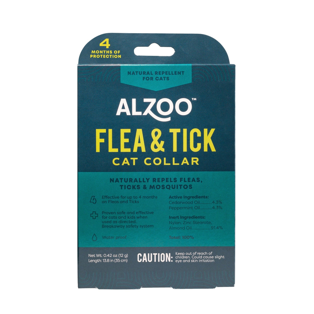 Alzoo Plant Based Flea & Tick Collar Cat 13.8in.