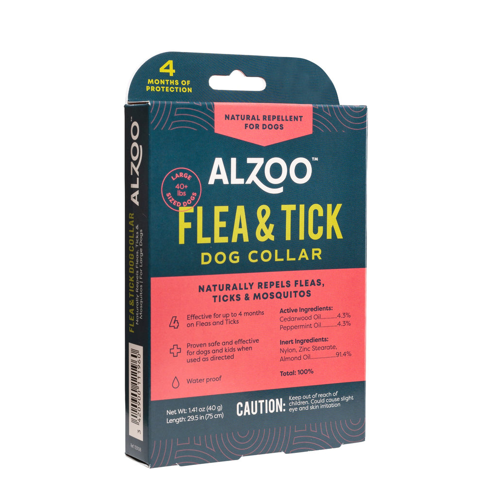 Alzoo Plant-Based Flea & Tick Collar Large Dog 29.5In.