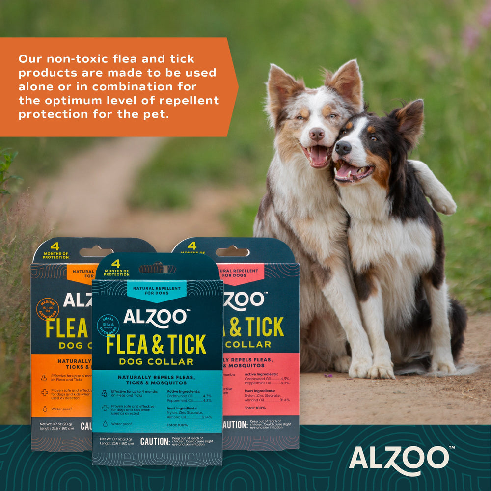 Alzoo Plant-Based Flea & Tick Collar Large Dog 29.5In.