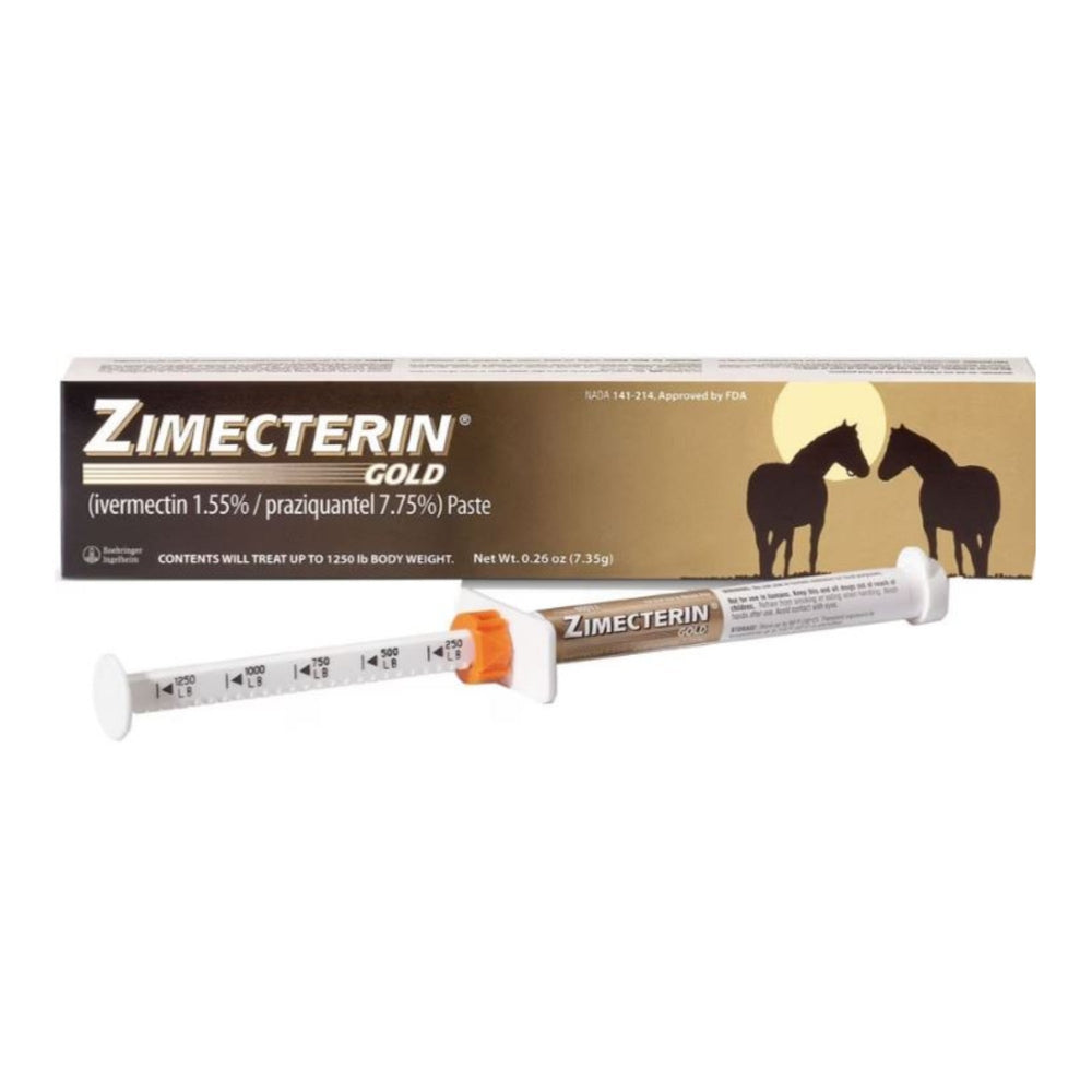 Zimecterin Gold Equine Dewormer .26oz.