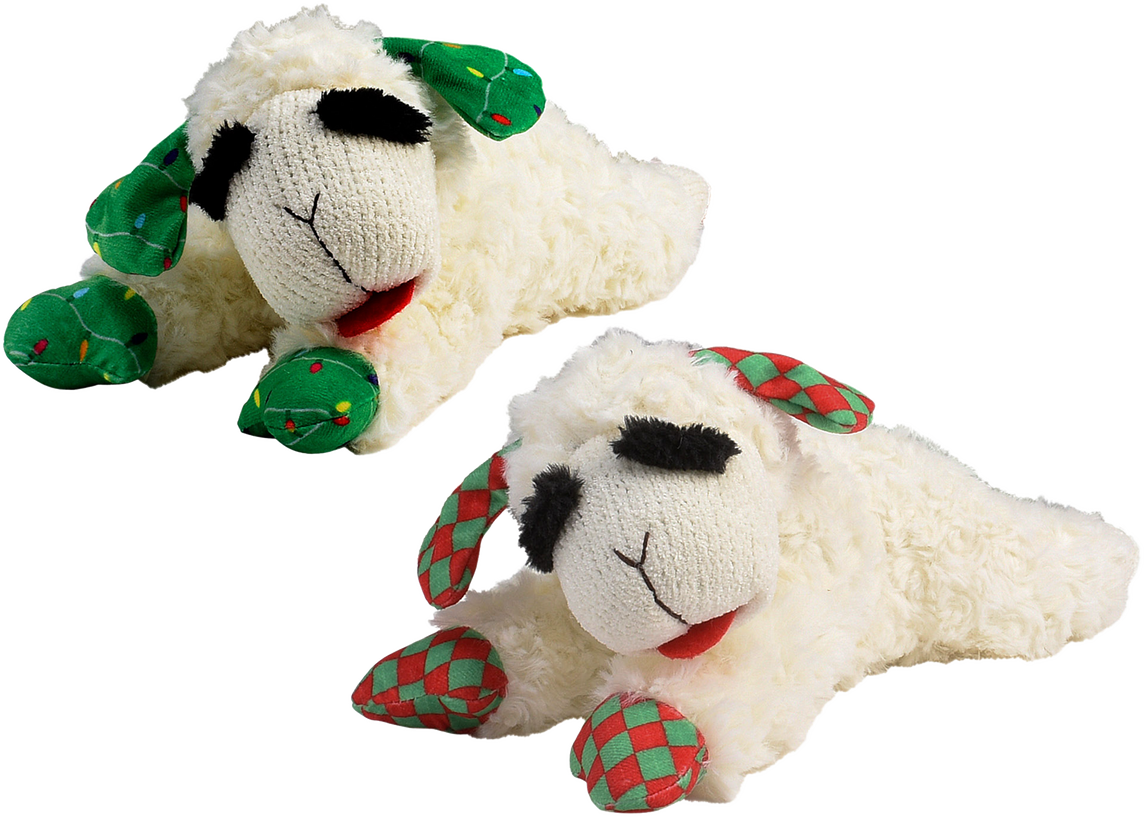 Multipet Christmas Lamb ChopÂ® 10.5inch