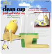 JW Pet Clean Cup Bird Feed and Water Cup Assorted 1ea/SM, 2 oz