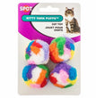 Spot Kitty Yarn Puffs Catnip Toy Assorted 1.5 in 4 Pack Small