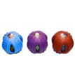 Multipet Ruff Enuff TPR Dental Diamond Ball w/LED Light Dog Toy Multi-Color 1ea/3 in