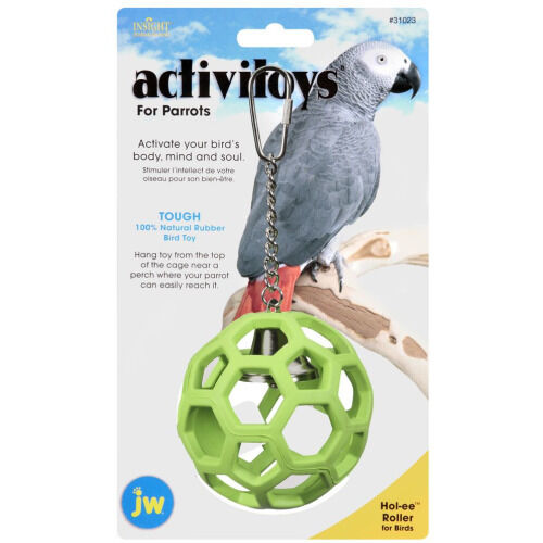 JW Pet ActiviToy Hol-ee Roller Bird Toy Multi-Color 1ea/LG