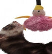 Marshall Pet Products Ferret Bungee Toy Platypus Pink 1ea/One Size