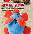 Spot Rattle Clatter Mouse Cat Toy with Catnip Assorted 9 in Large