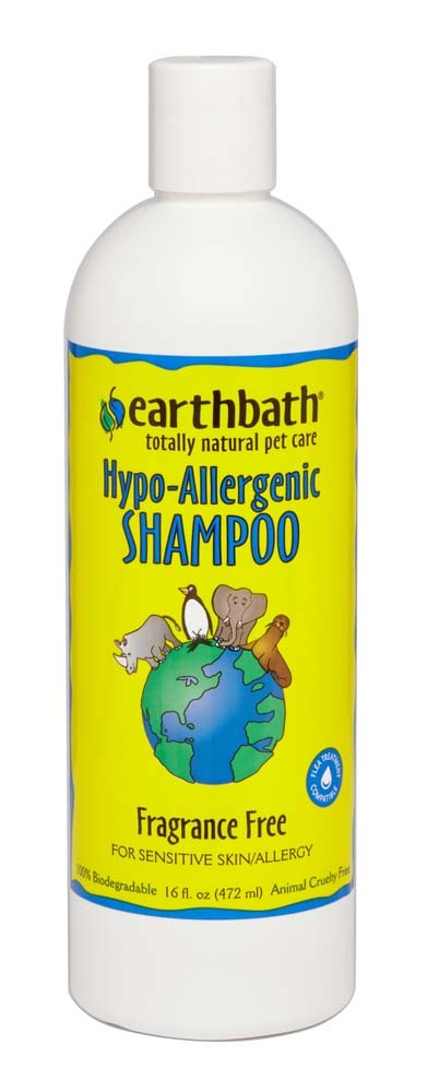 Earthbath Hypo-Allergenic Shampoo, Fragrance Free 1ea/16 oz