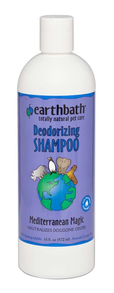 Earthbath Deodorizing Shampoo for Dogs, Mediterranean Magic 1ea/16 oz for your Pet Dog with Pet Store X.