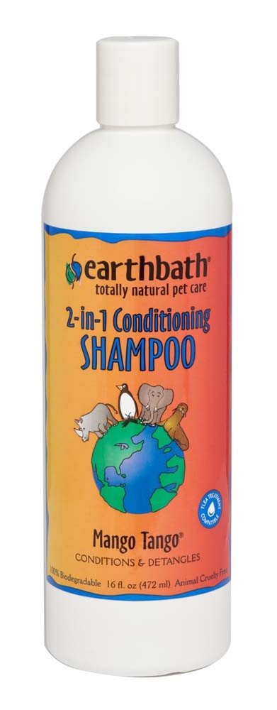 Earthbath 2-in-1 Conditioning Shampoo, Mango Tango 1ea/16 oz for your Pet Dog with Pet Store X.