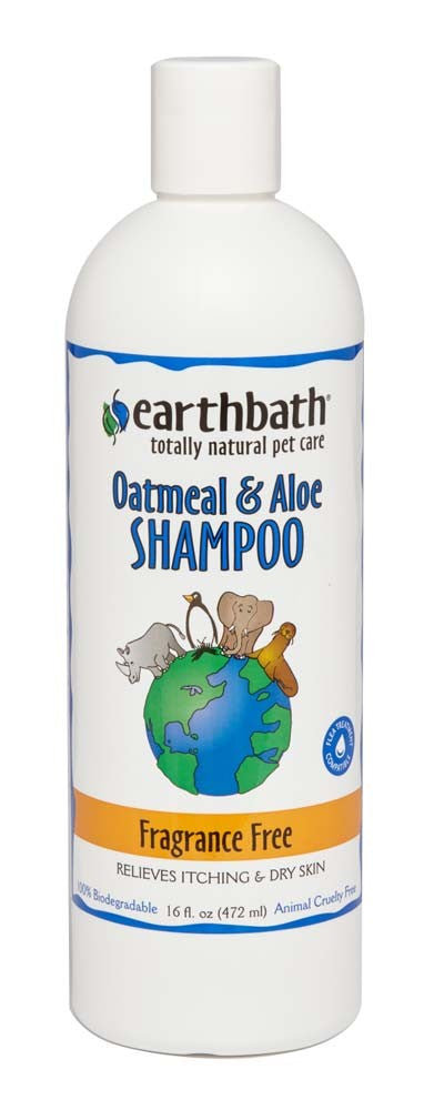 Earthbath Oatmeal & Aloe Shampoo, Fragrance Free 1ea/16 oz for your Pet Dog with Pet Store X.