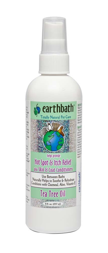 Earthbath Hot Spot Relief Spray for Dogs, Tea Tree & Aloe Vera 1ea/8 oz for your Pet Dog with Pet Store X.