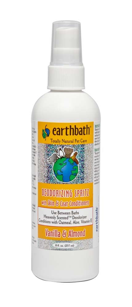 Earthbath 3-in-1 Deodorizing Spritz for Dogs, Vanilla & Almond 1ea/8 oz for your Pet Dog with Pet Store X.