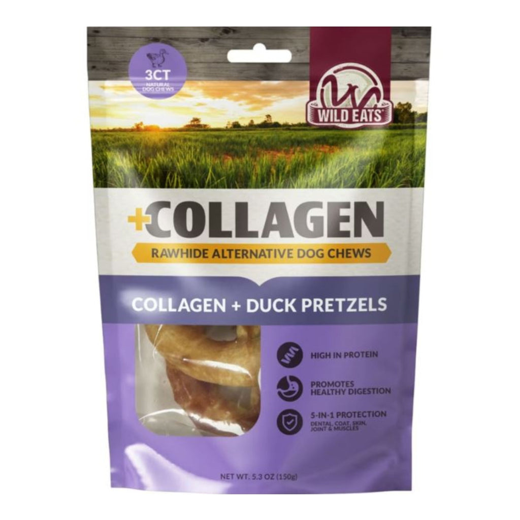 Wild Eats Collagen Pretzel Duck 3 Pk