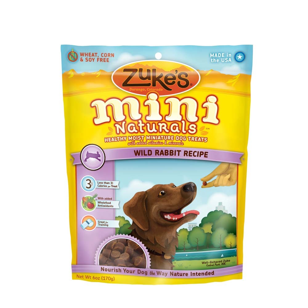 Zukes Dog Mini Natural Wild Rabbit 6oz.