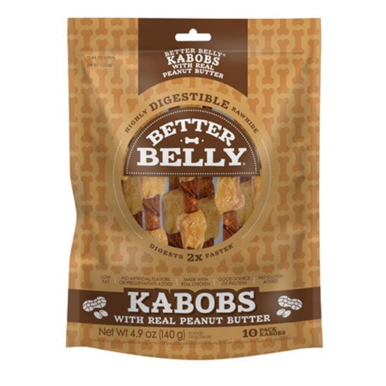 Better Belly Kabob Peanut Butter 10 count for your Pet Dog with Pet Store X!