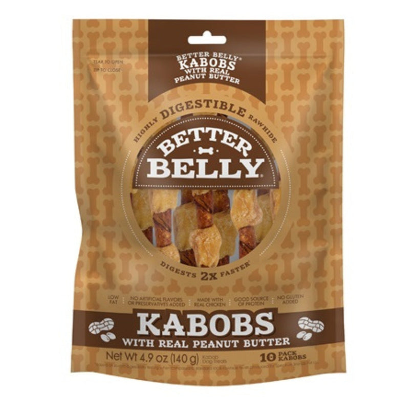 Better Belly Kabob Peanut Butter 10 count for your Pet Dog with Pet Store X!