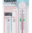 JW Pet Fusion Smart Temp Aquarium Thermometer White 1ea/One Size