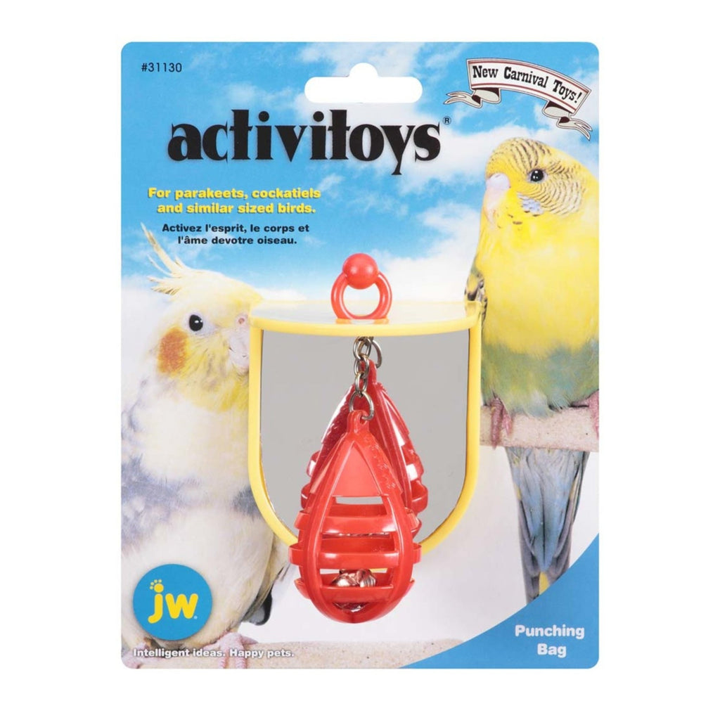 JW Pet ActiviToy Punching Bag Bird Toy Multi-Color 1ea/SM/MD