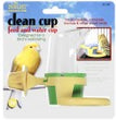 JW Pet Clean Cup Bird Feed and Water Cup Assorted 1ea/SM, 2 oz