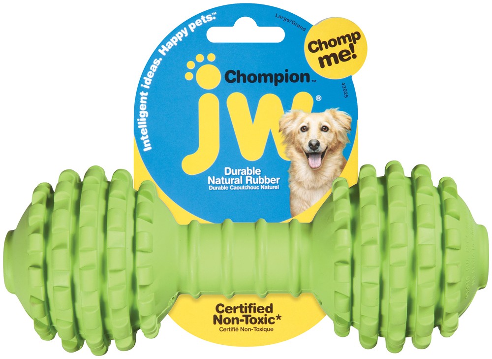 JW Pet Chompion Heavyweight Dog Toy Assorted 1ea/LG for your Pet Dog with Pet Store X.