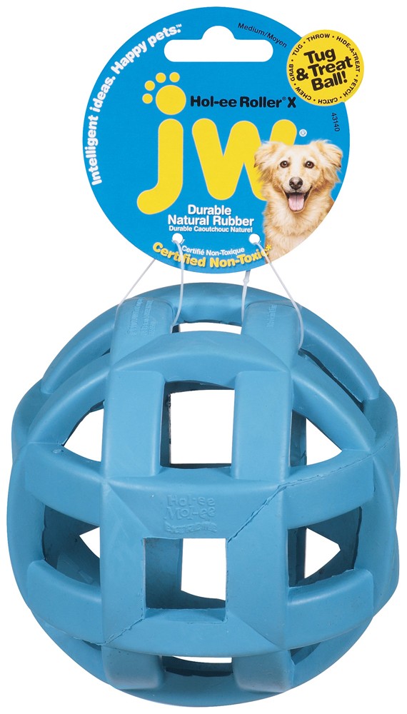 JW Pet Hol-ee Roller X Dog Toy Assorted 1ea/One Size for your Pet Dog with Pet Store X.