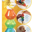 JW Pet Treat Pod Rope Dog Toy 1ea/SM