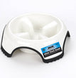 JW Pet Skid Stop Slow Feed Dog Bowl Assorted 1ea/LG