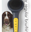 JW Pet Slicker Brush Grey/Yellow 1ea/SM